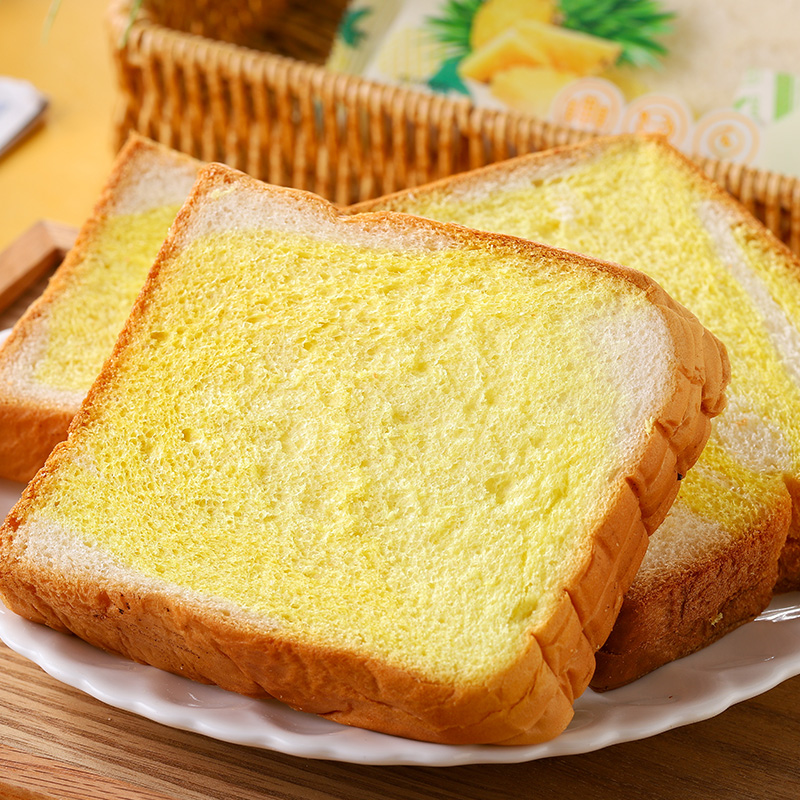 兰象岩菠萝芯派沙拉吐司面包1000g谷物粗粮儿童充饥点心零食营养早餐夹心面包高清大图