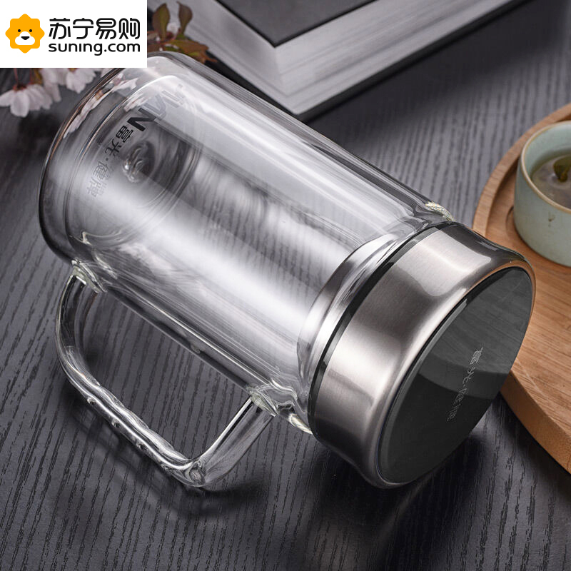 富光 双层玻璃杯 X1501-BSPT 透明色 20个起订