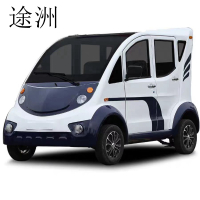 途洲电动四轮巡逻车5座全封闭锂电版