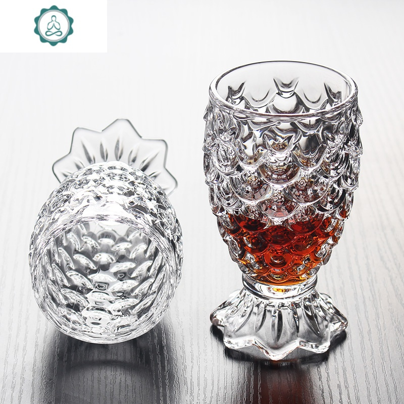 封后(FENGHOU)水晶玻璃美人鱼水杯白酒杯烈酒杯威士忌杯啤酒杯果汁杯茶杯牛奶 (6个美人鱼白酒杯30ml+6孔玻璃杯