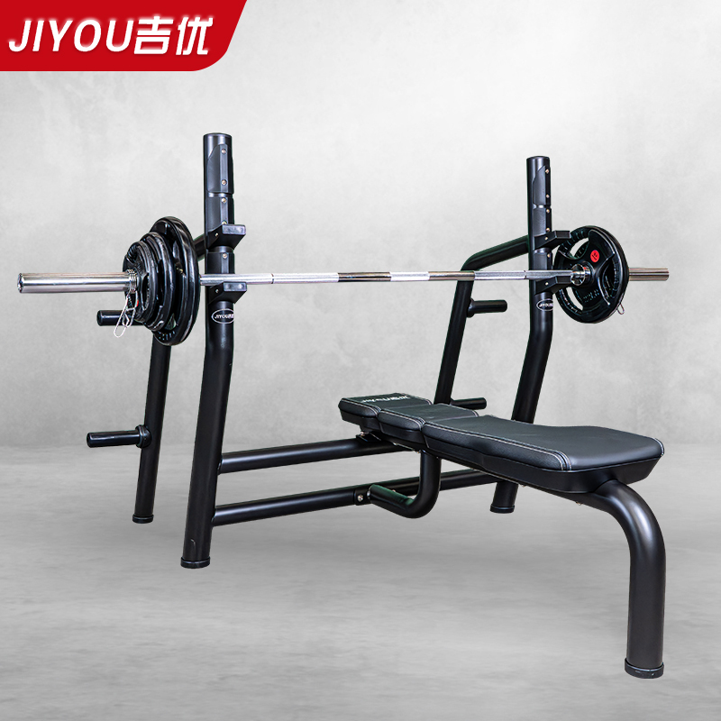 吉优JY-F68商用卧推举重床杠铃架综合训练器卧推架商用(不含杠铃)
