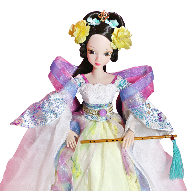 正品中国古装可儿娃娃四季仙子14关节可动仿真洋娃娃套装女孩露秋仙子