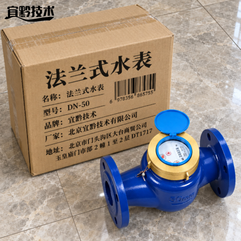 宜黔技术 法兰式水表 DN-50 个高清大图