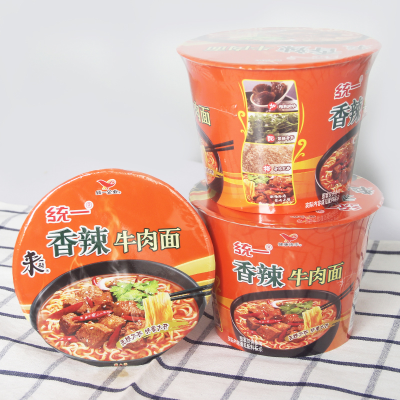 统一 来一桶 桶装面 多种口味 整箱装