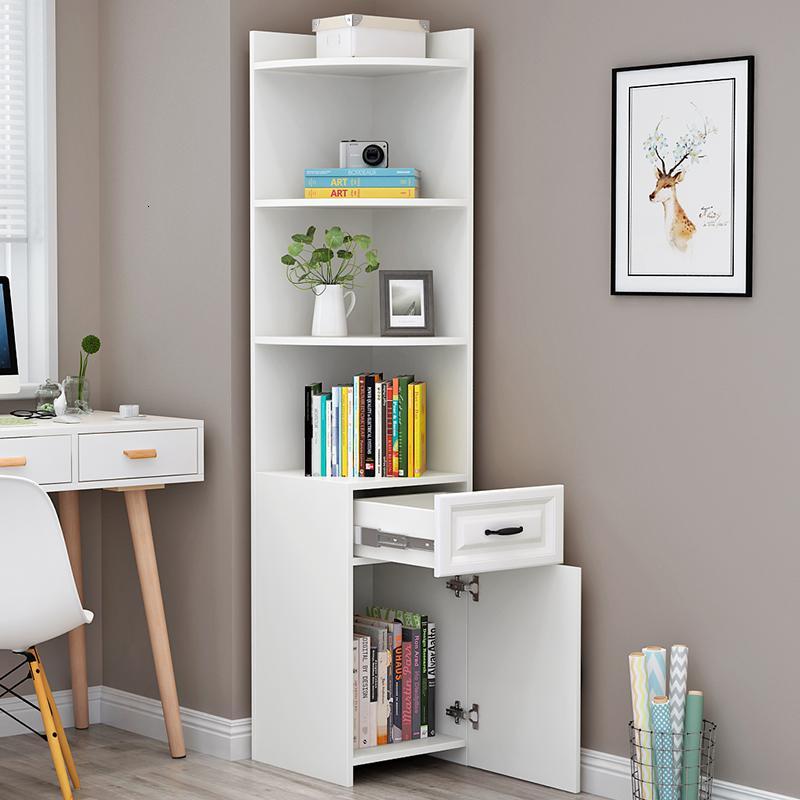 客厅角柜墙角柜三角形简约转角边柜书柜拐角柜置物架收纳柜多功能闪电