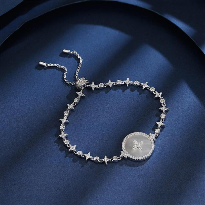 apmmonaco星星贝母手链女士艺术可调节闺蜜手链简约潮搭饰品ab3582xna