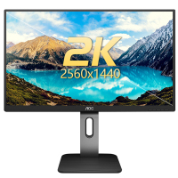 名龙堂AOC Q27P1U 27英寸2K显示器IPS台式电脑电竞设计高清显示屏