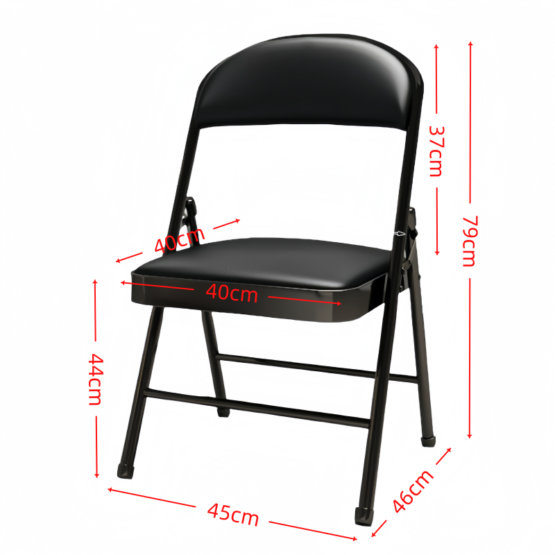乐琪艺 折叠椅45*46*79cm把高清大图