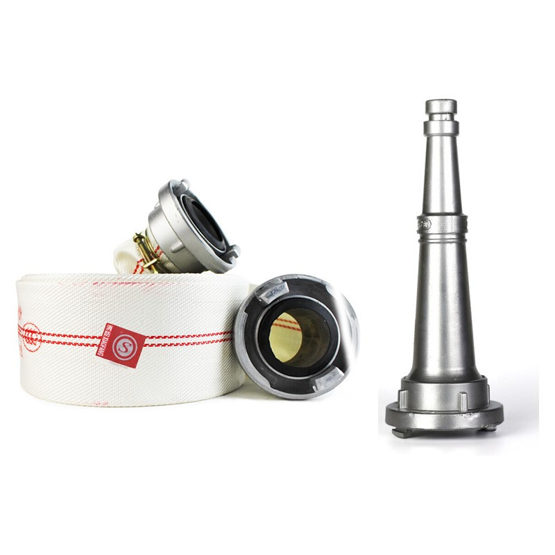 谋福(CNMF)9073消防水带 8型65mm 水管(25米水带+接扣+卡箍 +水枪头)