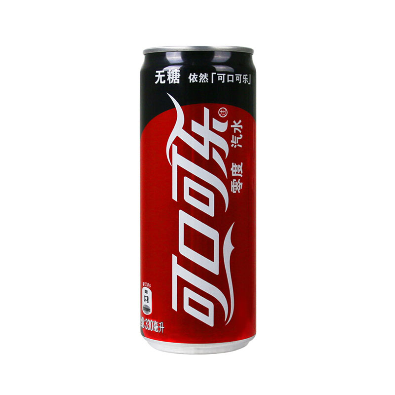 零度可口可乐碳酸饮料汽水330ml