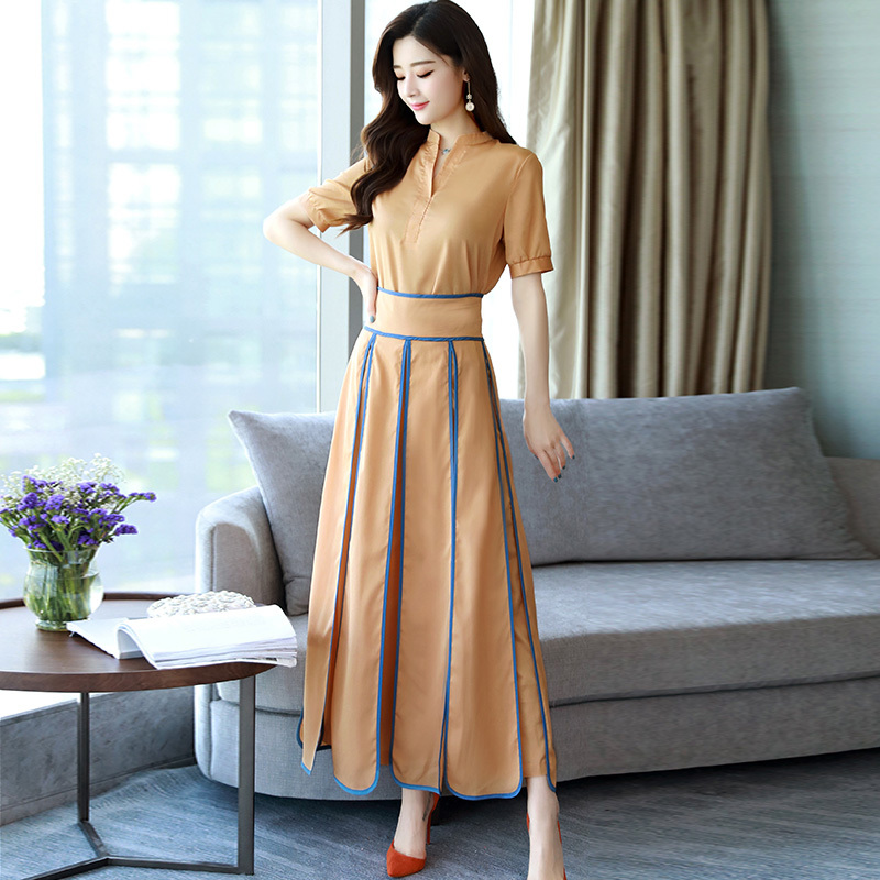 女士夏款新品女装阔腿裤俏皮时尚套f夏装小心机社会女两件套潮