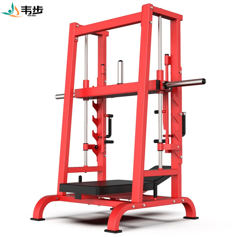 韦步EM964商用悍马挂片系列健身房卧式腿部上蹬倒蹬训练机力量器高清大图