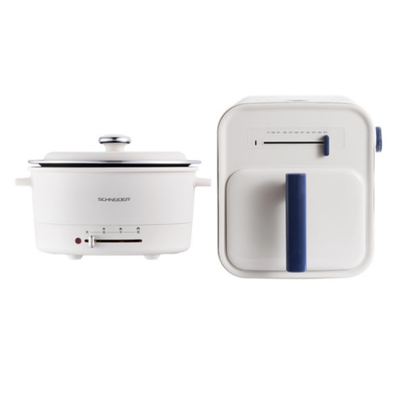 SCHNEIDER(施耐德)电火锅SWK-XNL17+ 施耐德空气炸锅SWK-XZL01 5L(600元)