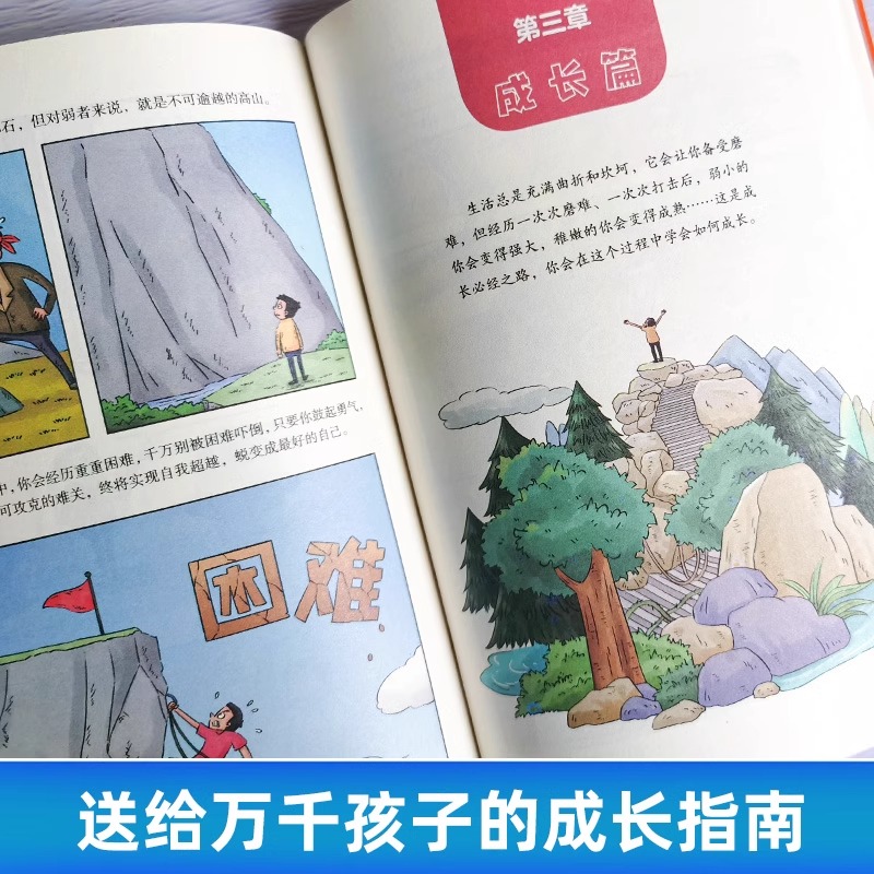 [2册]稻盛和夫+洛克菲勒漫画 [正版]抖音同款漫画版稻盛和夫的成长法则给年轻人忠告儿童青少年成长启蒙培养社交活法人生哲高清大图