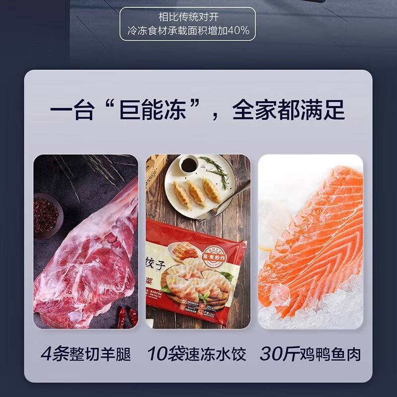 海尔(Haier)620升冰箱双开门对开门电冰箱一级能效双变频大容量超薄BCD-620WLHSSEDB9 单位:台