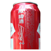 百威(Budweiser)啤酒经典醇正500ml*18听整箱装