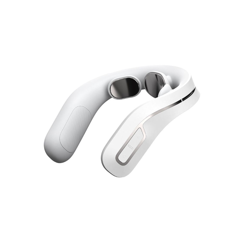 PGG智能颈椎按摩仪 颈部按摩器 5大模式 15档力度调节 P5B APP版 冰霜白 1个