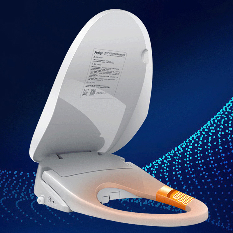 海尔(Haier)智能马桶盖全自动即热式加热家用坐便盖冲洗器暖风烘干洁身器 APP控制V1-5216U1