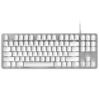 雷蛇(Razer)黑寡妇蜘蛛轻装版-水银 橙轴白色背光 有线 电脑 办公游戏机械键盘