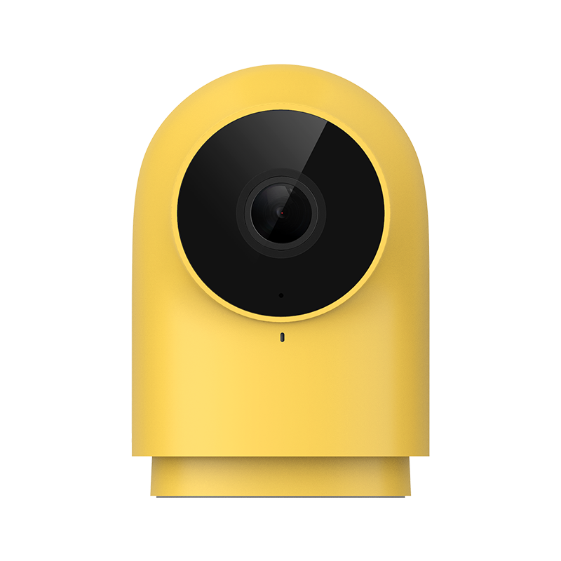 绿米aqara智能摄像头g2h黄色家用1080p高清夜视手机homekit远程监控机