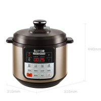 苏泊尔（SUPOR） 5L微电脑按键式控制电压力锅 智能球釜双胆 5L大容量电高压锅 电饭煲 电压力煲