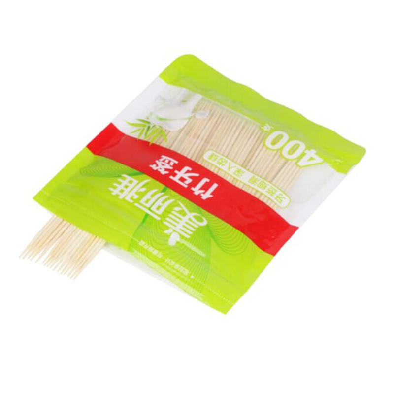 美丽雅 袋装牙签400支装双头使用清洁牙缝剔牙棒