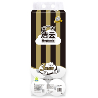 洁云柔韧360节卷筒卫生纸-10卷装X6提