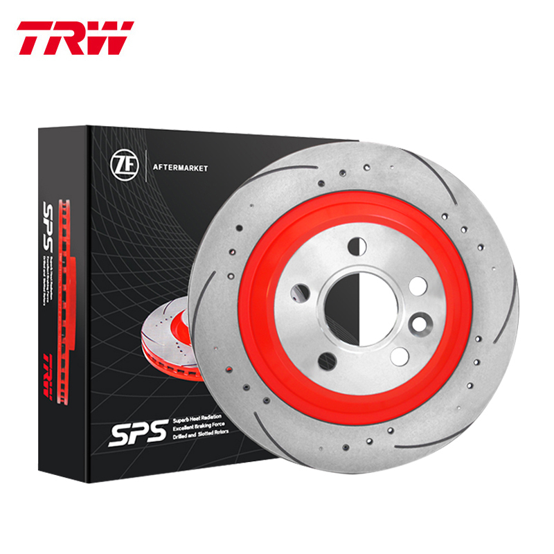天合(TRW)前刹车盘DF6015SL/SR适配奥迪A4L/A5 S5/A6/A6L/国产/进口奥迪Q5(8R)(对装)