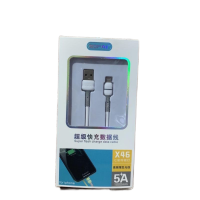 90派 5a数据线 X45超级快充发光1m-苹果接口(10盒/组)(BY)