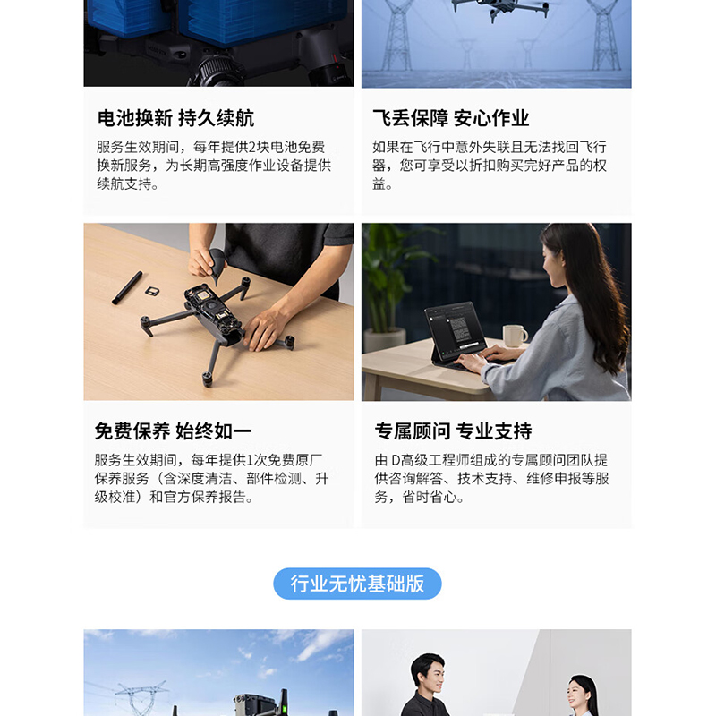 大疆(DJI)DJI CARE 行业无忧旗舰版保险1年 Matrice 400无人机旗舰险 经纬M400 提货卡高清大图