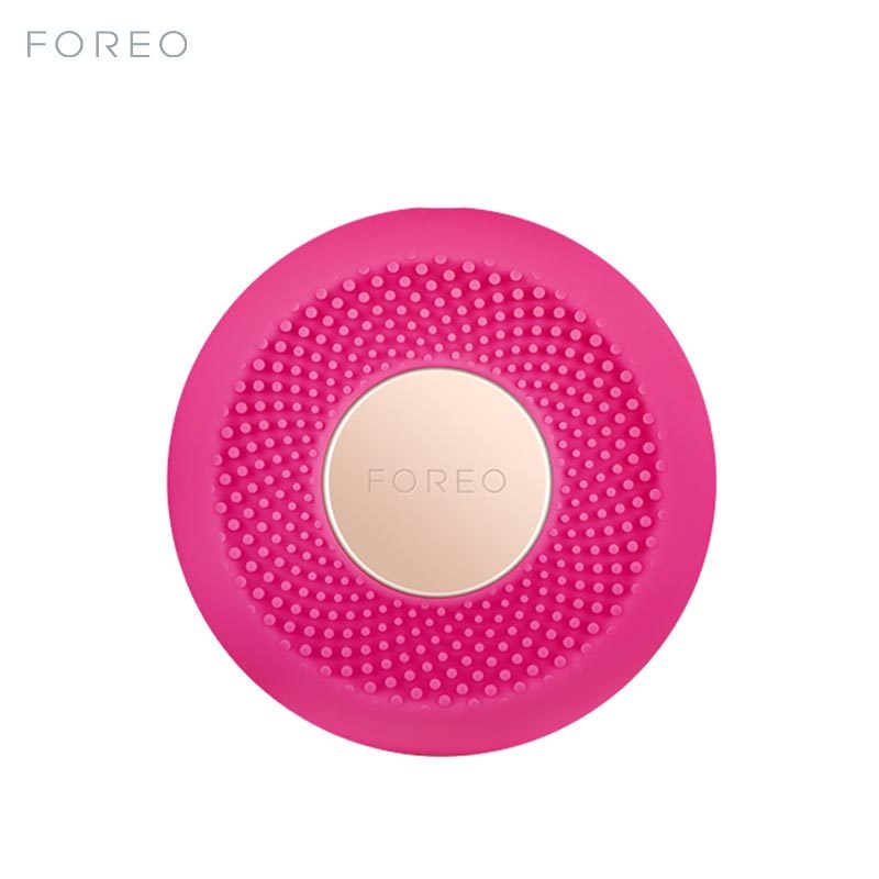 斐珞尔(FOREO)面膜仪 UFO mini 亮肤嫩白保湿补水 声波震动导入 智臻电子美容仪家用智能面膜机 玫红色