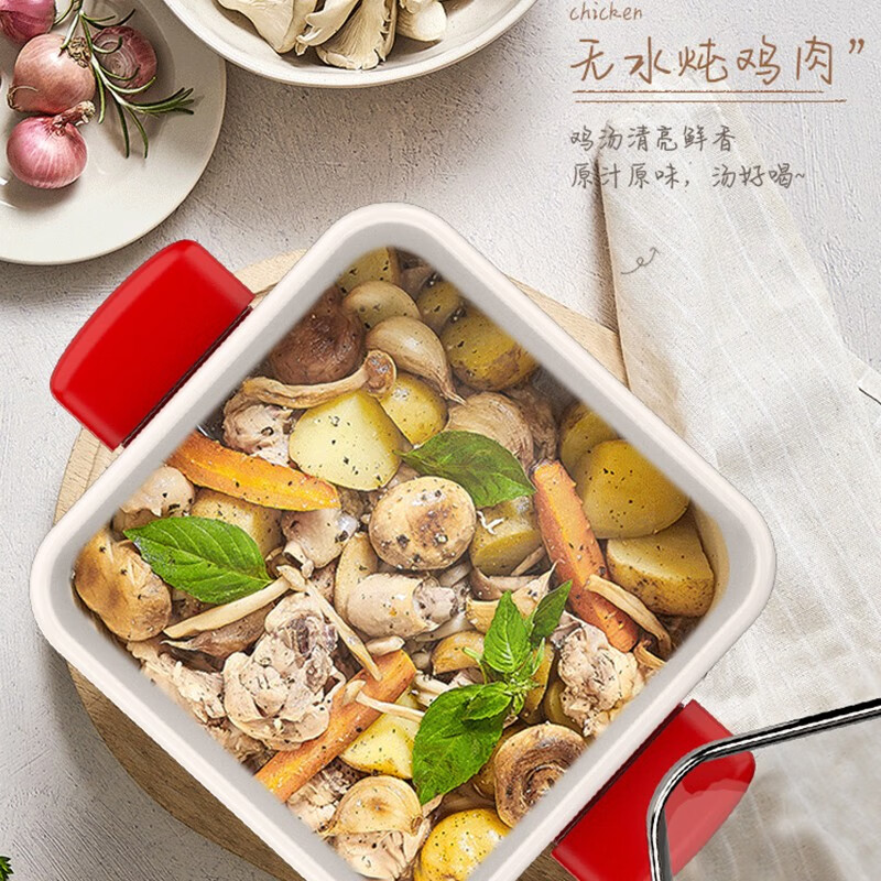 苏泊尔(SUPOR)轻珐琅悦享方形汤锅 VT20QF01高清大图