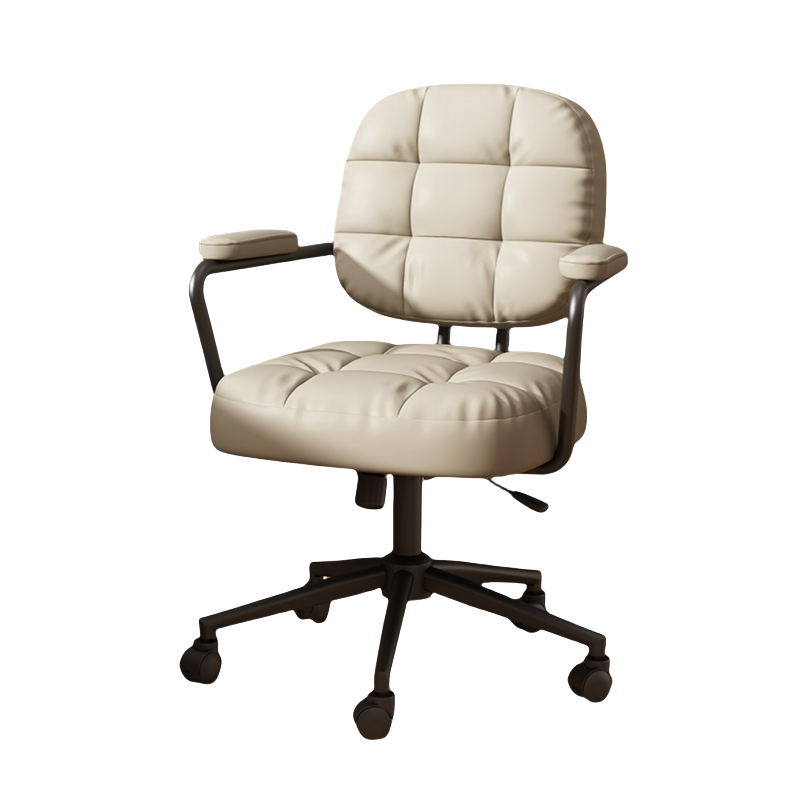 蕃蒂办公椅杏色把高清大图