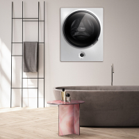 美的(Midea) MG30V30DX 3公斤KG壁挂式洗衣机 婴儿宝宝专用 隔离洗护纳米银离子除菌儿童迷你全自动滚筒