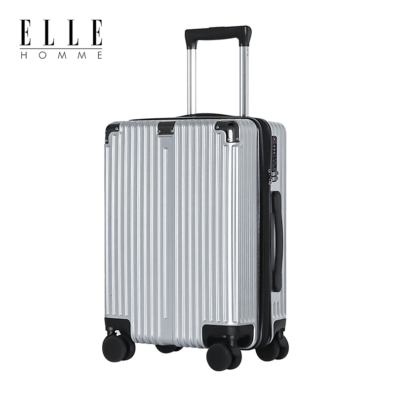 ELLE HOMME EH475288 带扩展层大容量行李箱 28寸淡雅银