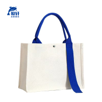 鲸轩 B107A 中号托特袋 文件袋(计价单位：个)米白色