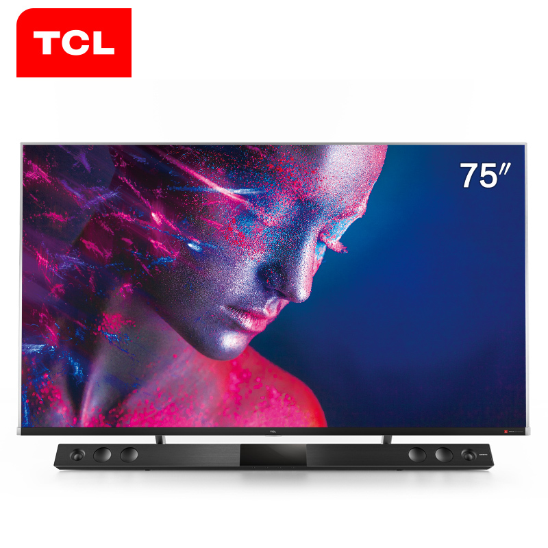 TCL 官方旗舰 75C10 (75英寸)吋 4K超高清双屏QLED量子点IMAX级智屏液晶平板电视机