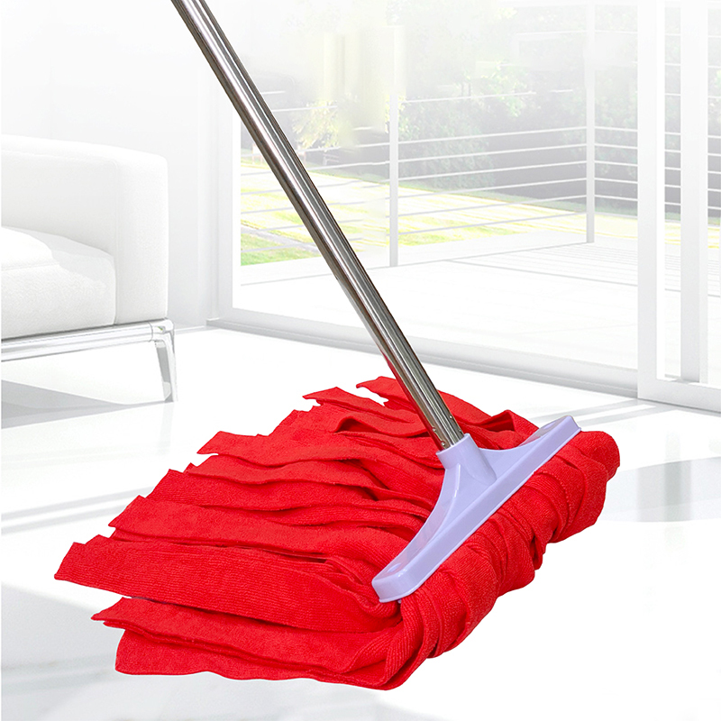 1杆2头颜色随机发 拖把布条宽头老式自拧水拖把吸水超细纤维地拖家用