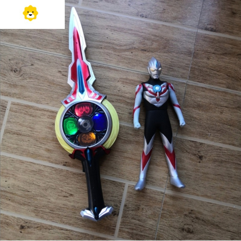 真智力欧布变身器圣剑新款dx黑暗欧布圣剑武器儿童声光玩具礼物欧布