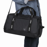 苏宁宜品&美旅(AMERICAN TOURISTER)多功能斜挎包旅行袋黑色667*09052