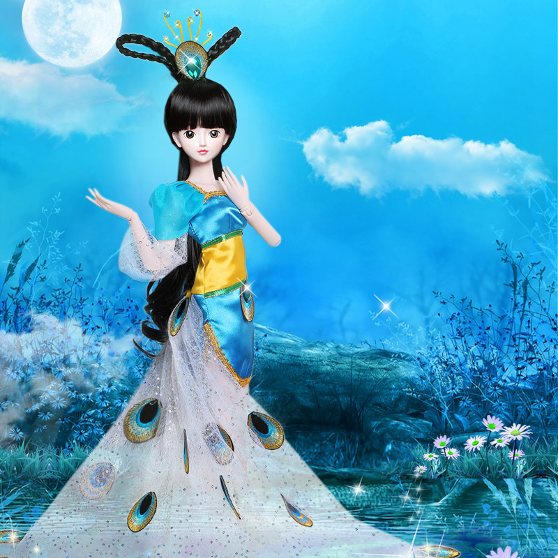 叶罗丽娃娃仙子三生三世十里桃花白浅白风九定制叶萝莉改妆娃全套