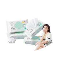 全棉时代 婴儿棉湿巾60gsm,15*20cm,25片/包，4包/袋 单位：袋