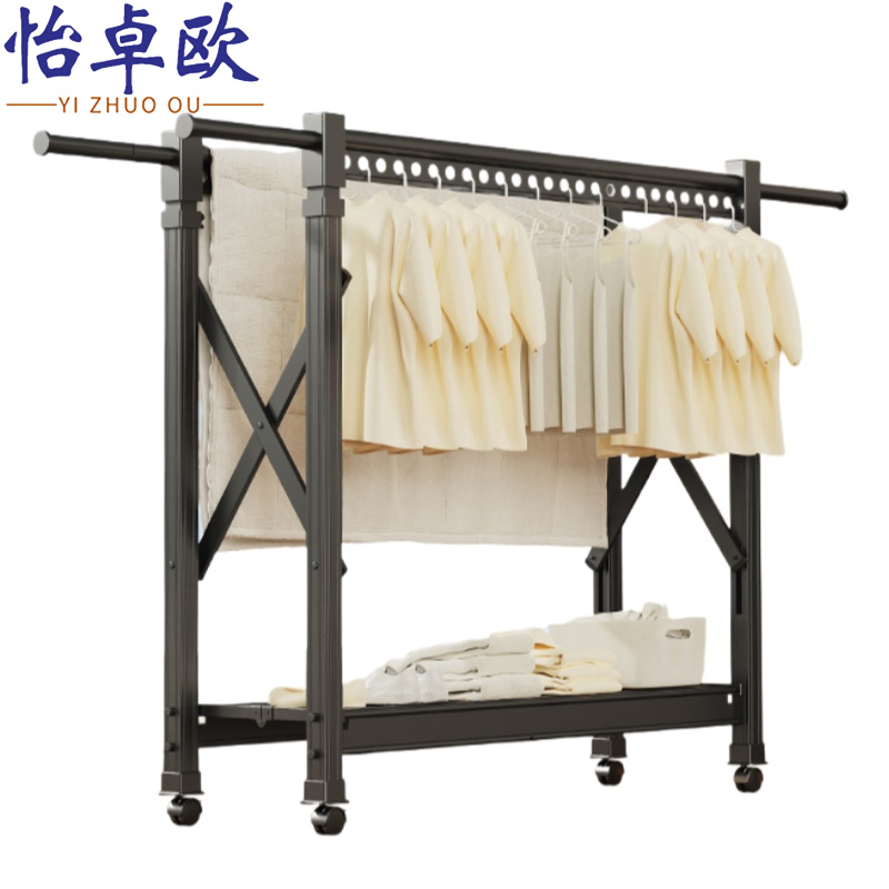 怡卓欧落地晾衣架高清大图