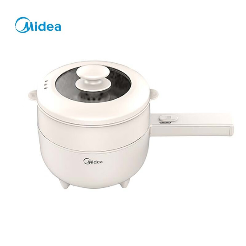 美的(Midea)电煮锅多功能宿舍学生锅智能迷你小电锅小功率电热火锅煮面家用泡面火锅 MC-XZE2003
