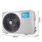 Midea美的10匹变频冷暖二级能效柜机空调RF26W/BPSDN1-D1(不含安装 辅材按实际产生收费)