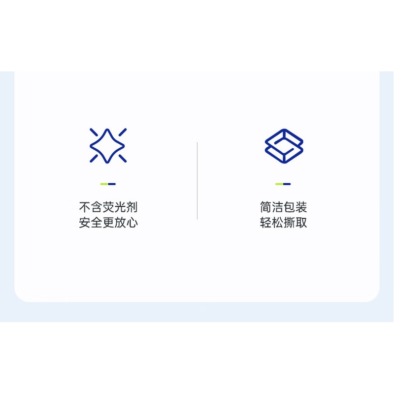 简柔 卷装珍珠纹洗脸巾(70段/卷)6卷装高清大图