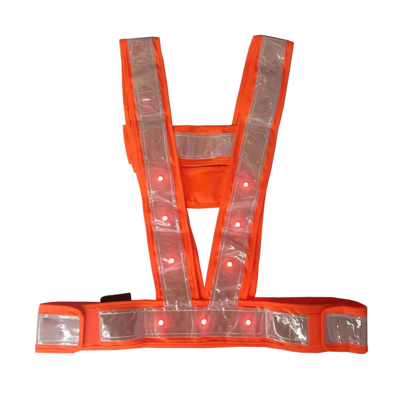 LHDQ 领航电器 LED灯 LH4331 LED发光背心 2.7W 3.7V 暖光 续航时间:10h IP65 红色高清大图