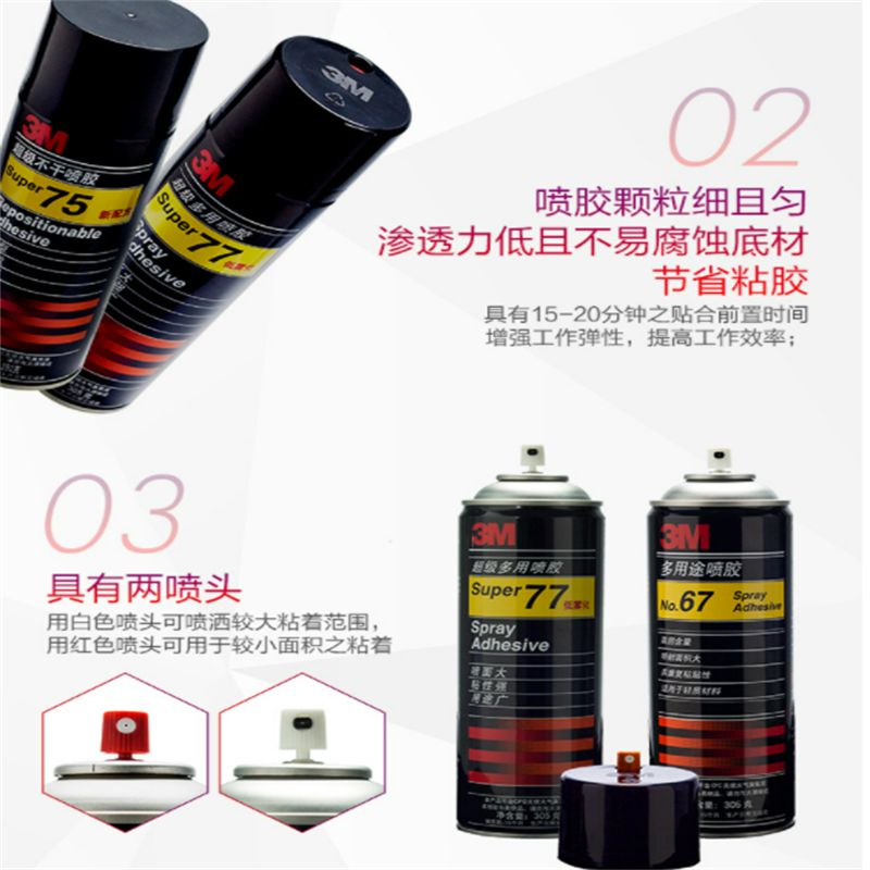 3M 溶剂胶-喷胶 77 SPRAY 喷胶 1罐