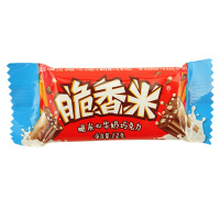 德芙 脆香米牛奶巧克力192g（12gx16条）盒装 休闲零食 脆米夹心能量儿童糖果