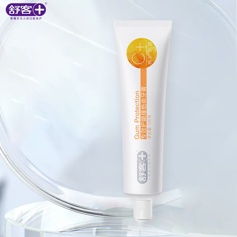 舒客维C护龈清新口气专效护龈维他命牙膏120克*5
